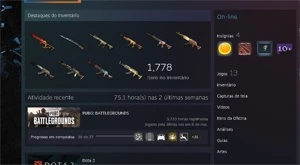VENDO CONTA STEAM PUBG E OUTROS JOGOS