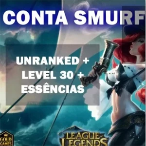Contas smurf lvl 30+ aleatoria - League of Legends LOL