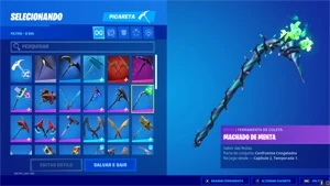 FORTNITE + PICARETA MINTY, SKINS DA WORLDCUP, VARIAS SKINS - Epic Games