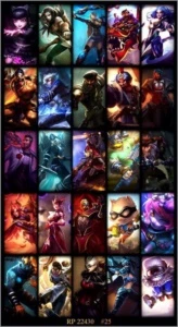 Conta league of legends ouro 5 LOL