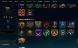 Conta LoL - 330 Skins - Level 245 - Full Champion - League of Legends