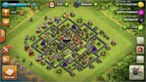 Vila clash of clans - cv9