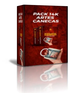 Mega Pack de 14.000 Artes de caneca para Sublimação - Serviços Digitais