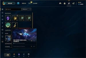Conta platina 3 com 27 Champs e 6 Skins EMAIL NÃO CONFIRMADO - League of Legends LOL