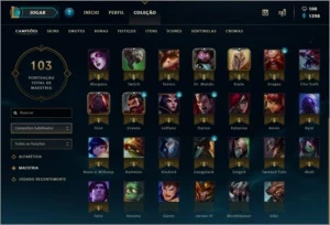 Conta League of Legends Platina 1 Smurf LOL