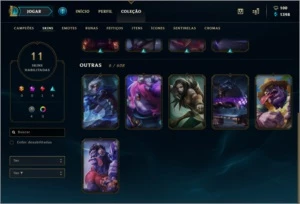 Conta League of Legends Platina 1 Smurf LOL