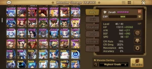 Summoners War Global com SatoruGoju Light SW e Zerath