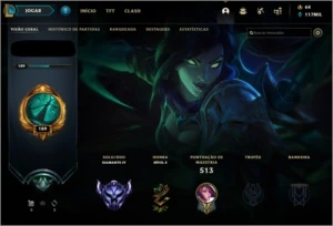 Conta League of Legends (D4) + Valorant LOL