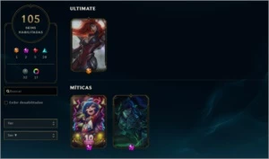 Conta League of Legends (D4) + Valorant LOL