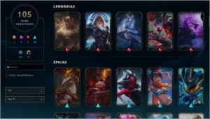 Conta League of Legends (D4) + Valorant LOL