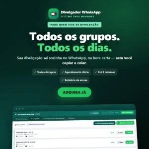 Divulgador e agendamento de MSG para grupos de  [conteúdo removido] app - Sites, Lojas e Sistemas Prontos Sites e Scripts