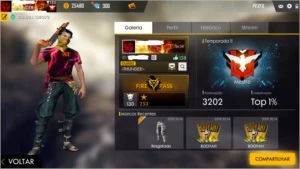 Conta mestre - Free Fire