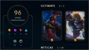 CONTA DIAMANTE 4 NA FLEX E PLATINA II NA SOLO/DUO - League of Legends LOL