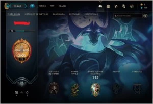 Conta league of legends prata 1 pra sair rapido LOL