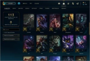 Conta league of legends prata 1 pra sair rapido LOL