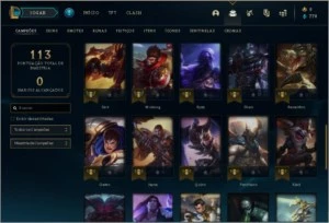 Conta league of legends prata 1 pra sair rapido LOL