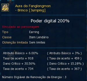 Conta com Susanoomon Shin 6/6 136,99% e outros - LADMO OMEGA - Digimon Masters Online