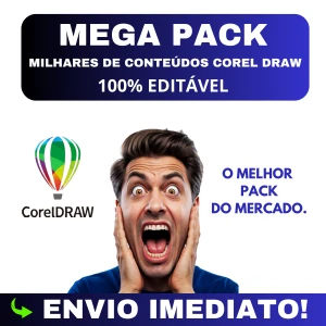 Pack Lucrativo Com Milhares De Criativos Corel Draw - Outros