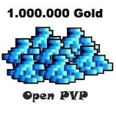 1.000.000 GOLD - TIBIA - OPEN PVP (Fortera)