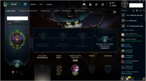 Conta lol com 110 skins elo passado platina 4 - League of Legends
