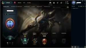 CONTA PLATINA 1 --  34 SKINS(MÍTICAS, LENDÁRIAS E ÉPICAS) - League of Legends LOL