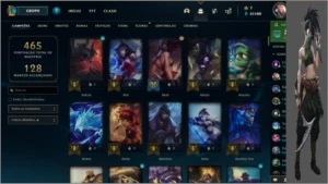 Conta Lol Lvl 185 volta para Skin / Sem elo - League of Legends