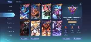 Conta mobile legends full emblemas e heróis com 259 skins