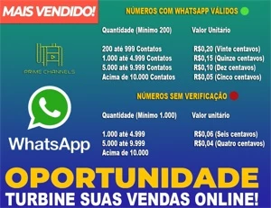 NÚMEROS DE  [conteúdo removido] APP VERIFICADOS - Serviços Digitais