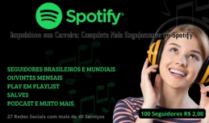 Destaque-se no Spotify: Aumente sua Popularidade com Nossos - Redes Sociais