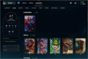 Conta League Of Legends LOL