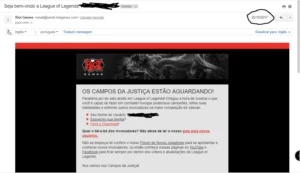 CONTA PLATINA 2 - League of Legends LOL