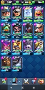 Conta Clash Royale L13