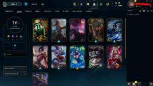 Conta lol handlevel 42, platina 4 com poucos jogos mts skins - League of Legends