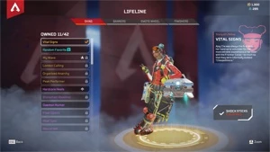 CONTA APEX LEGENDS 2 HERANÇAS (OCTANE, LIFELINE)