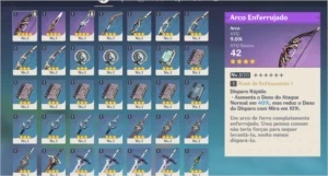 Genshin Impact  - Keqing + 9 herois + 3 armas 4* [rank 7]
