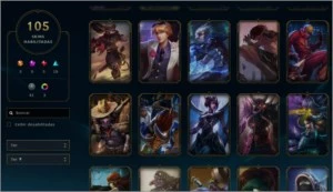 Conta League of Legends 111 Campeões, 105 Skins LOL