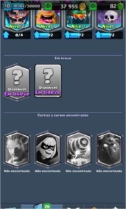 Conta De Clash Royale Com 7 lendarias
