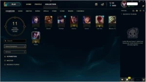 Conta League of legends LVL 17 LOL