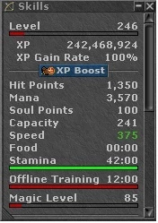 Vendo MS level 246 Honera no pvp - Tibia