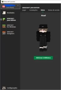 MINECRAFT FULL ACESSO ORIGINAL COM CAPA DA OPTIFINE!