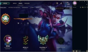 CONTA LOL;181SKINS+VAYNE LADRA DE ALMAS +126 CHAMPS+PLATINA5 - League of Legends
