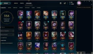 CONTA LOL;181SKINS+VAYNE LADRA DE ALMAS +126 CHAMPS+PLATINA5 - League of Legends
