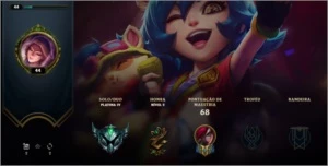 Conta LoL platina 4 - League of Legends