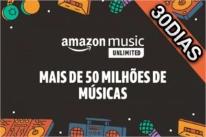AMAZON MUSIC UNLIMITED 30 DIAS - Assinaturas e Premium