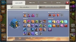 Clash of clans CV 12 bem upado