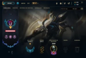 Conta lol 126 skins faltando 1 campeão Platina 2 DESAPEGO