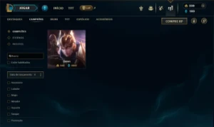 Conta lol 126 skins faltando 1 campeão Platina 2 DESAPEGO - League of Legends