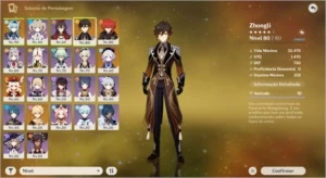 [AR51] ZHONGLI, EULA, KLEE, QIQI, DILUC 5* - Genshin Impact