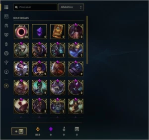 conta d3-todos os champs habilitados - League of Legends LOL