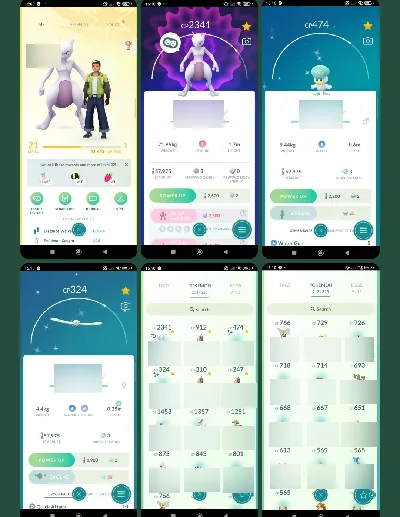 Pokémon Go Com Mewtwo + 2 Shinies + Regionais | Pk30